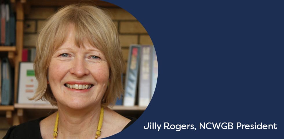 Jilly Rogers announced as new NCWGB President.