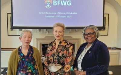 Jackie Taylor represented The National Council of Women Great Britain at The British Federation of Women Graduates’ Conference