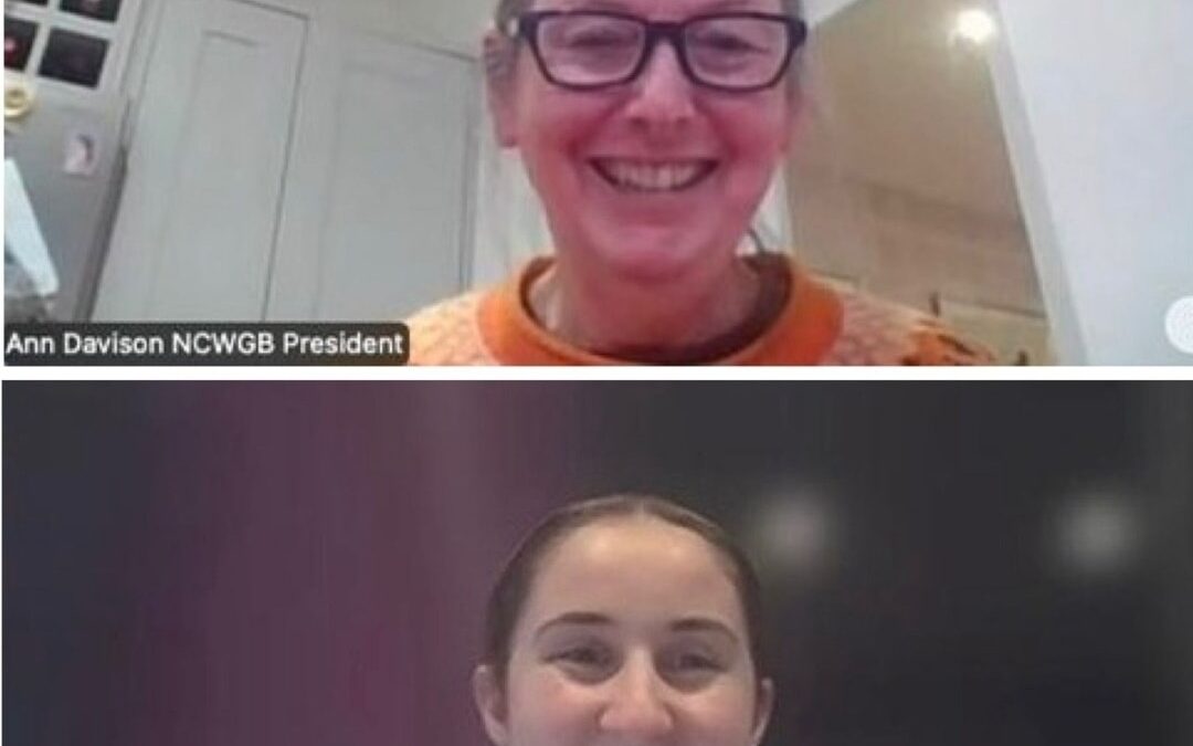 Betty Axtel and our President, Ann Davison, attended the six-0 Meeting