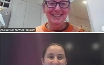 Betty Axtel and our President, Ann Davison, attended the six-0 Meeting