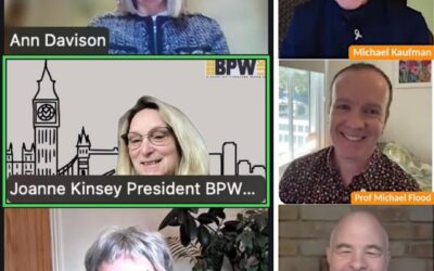 National Council of Women President, Ann Davison, co-hosted a joint event with White Ribbon UK CEO Lynne Elliot, on men working to end violence against women.