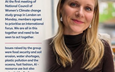 The meeting of National Council of Women’s Climate change study group in London